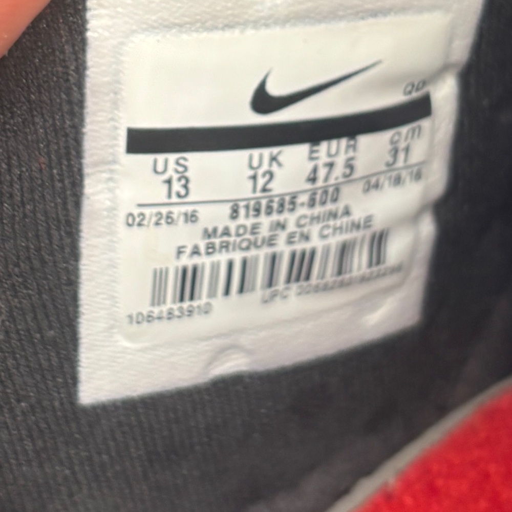 Nike Air Huarache Run Ultra Gym Red Black size 13 - Picture 11 of 11